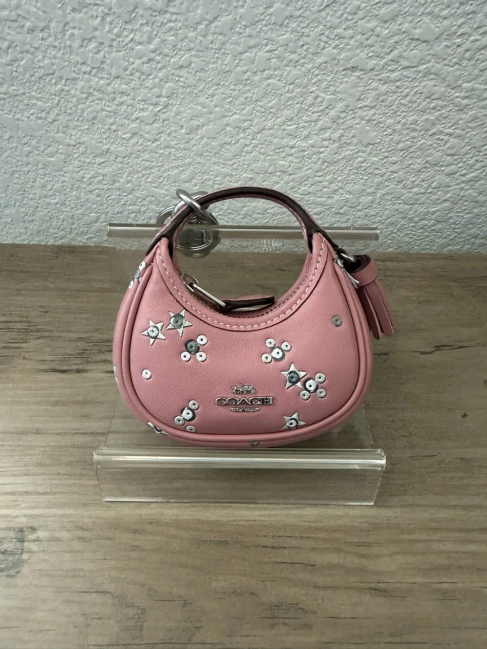 Coach Carmen Bag Charm With Star Print - Picture 3 of 5